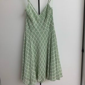 Kimchi Blue Crochet Green Dress